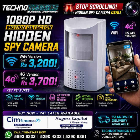 ππ 1080P HD Motion Detector Hidden Spy Camera