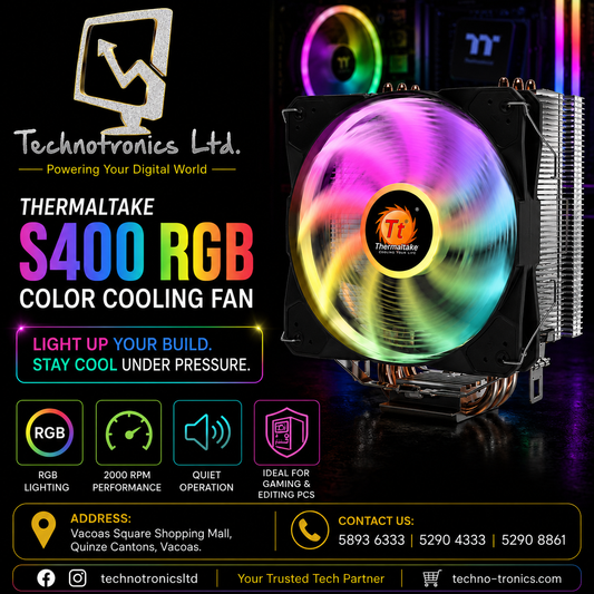 Thermaltake S400 RGB Color Cooling Fan