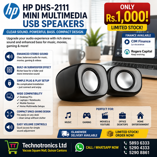 HP DHS-2111 Mini Multimedia USB Speakers