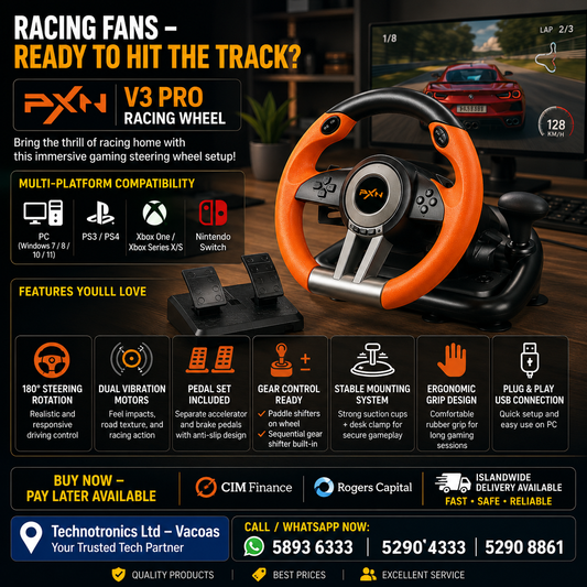PXN V3 PRO RACING WHEEL Gaming Console