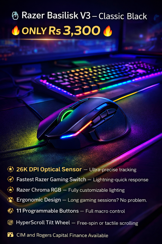Razer Basilisk V3 – Classic Black
