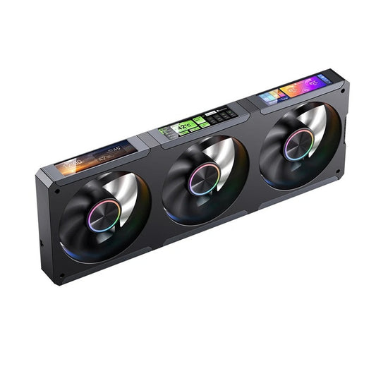 🔥 Jonsbo ZC-360B ARGB 360mm Case Fan (Black) – With Screen Display!