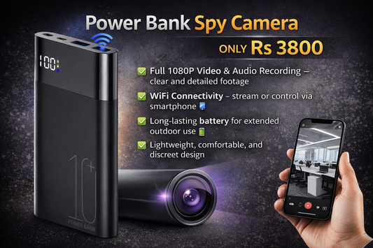 POWER BANK WIFI SPY CAMERA 10000 MAH