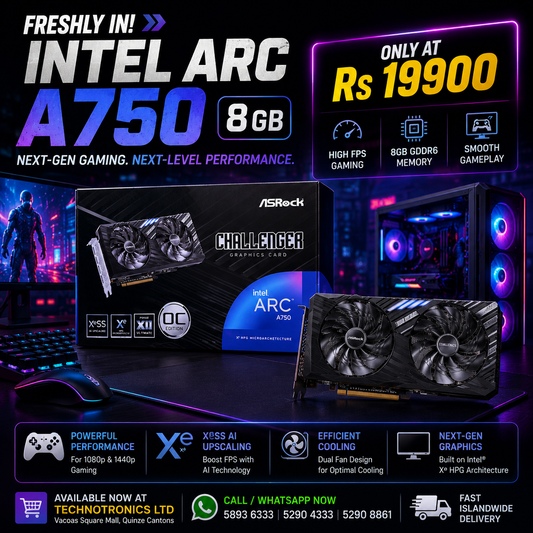 INTEL ARC A750 8GB GRAPHICS CARD