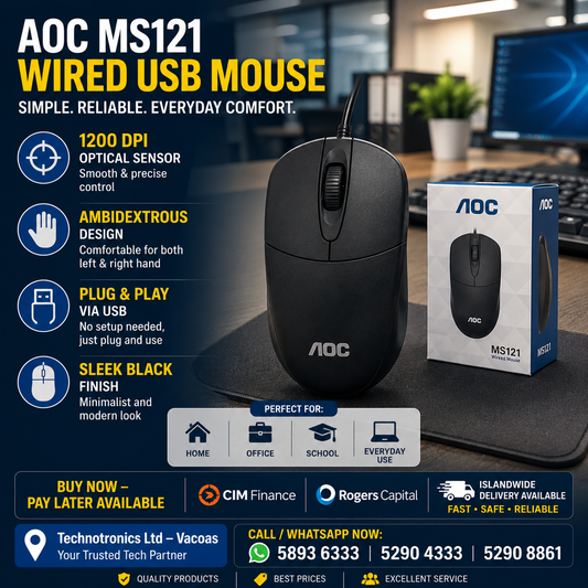 AOC MS121 Wired USB Mouse