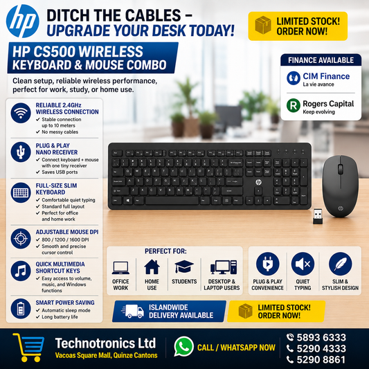 HP CS 500 Wireless Keyboard & Mouse Combo