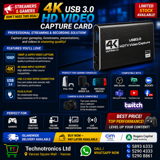 4K USB 3.0 HD Video Capture Card