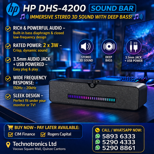 HP DHS-4200 Sound Bar Computer Speakers