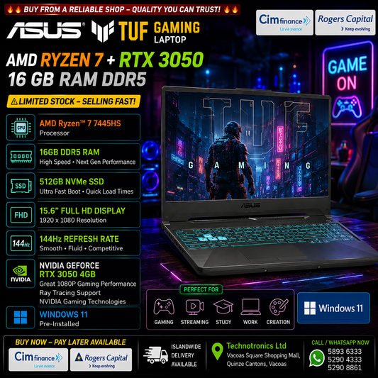 Laptop Asus TUF Gaming (FA506NCG78512B5W)