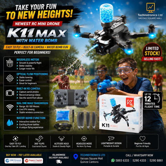 NEWEST RC MINI DRONE K11MAX WITH WATER BOMB