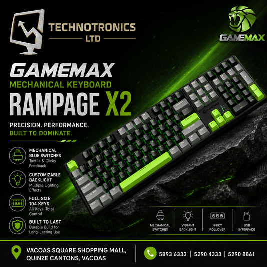 GameMax Rampage X2 Mechanical Keyboard