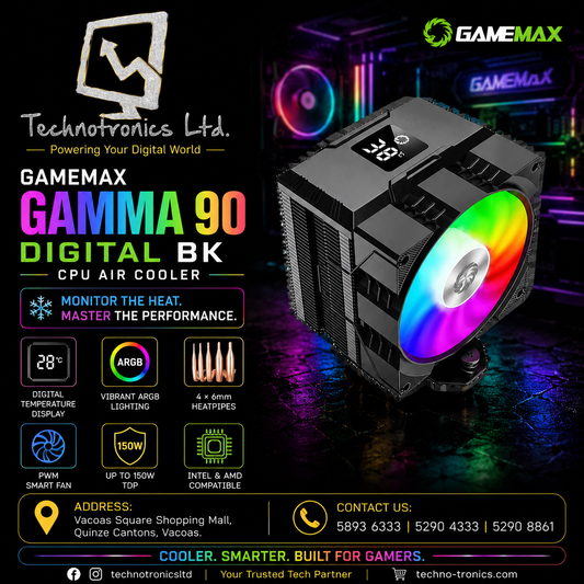 Gamemax Gamma 90 Digital BK CPU Air Cooler
