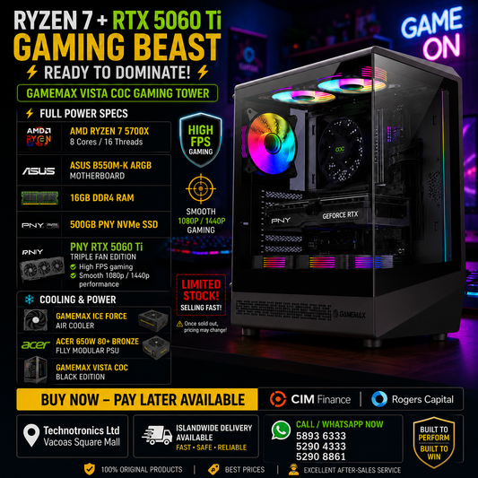 GAMEMAX Vista COC Gaming Tower
