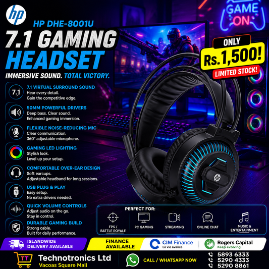 HP DHE-8001U 7.1 Gaming Headset