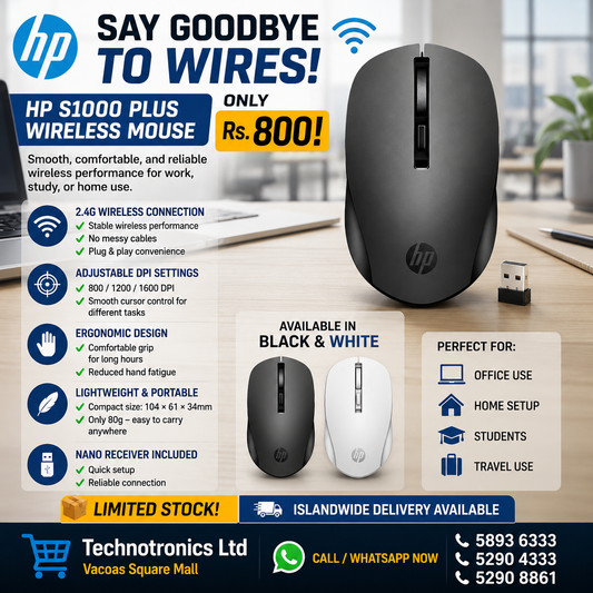 HP S1000 Plus Wireless Mouse