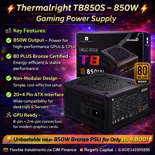 Thermalright TB850S – 850W Gaming Power Supply