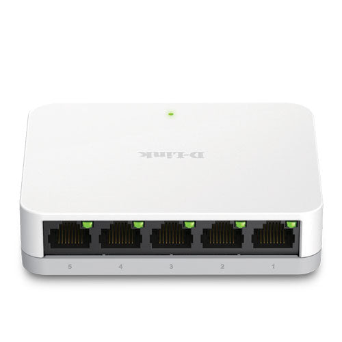 D-link 5 port 10/100/1000Base-T unmanaged gigabit switch , EU plug, DGS-1005A