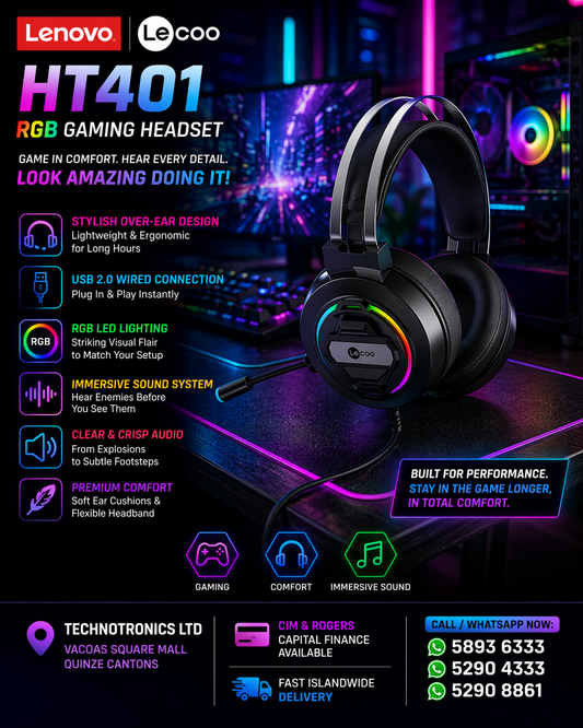 Lenovo Lecoo HT401 RGB Gaming Headset