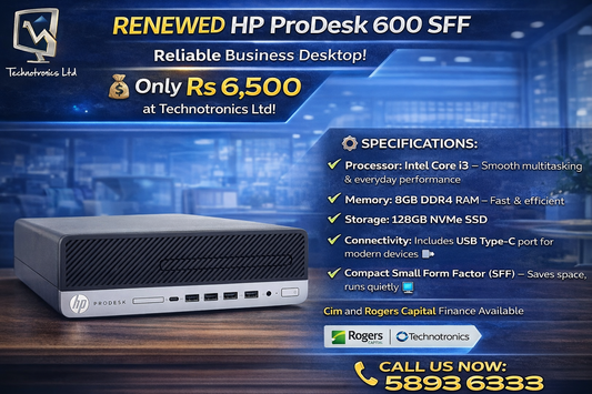Renewed HP ProDesk 600  SFF