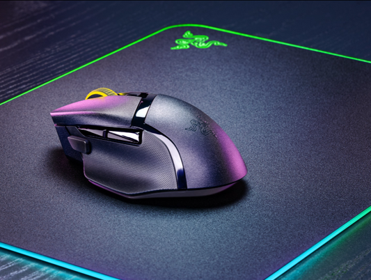 Razer Basilisk V3 X HyperSpeed Customizable Wireless Gaming Mouse: Mechanical Switches Gen-2-5G- Chroma RGB - 9 Programmable Controls-Black