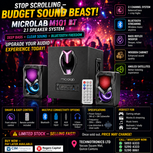 MICROLAB M101 BT 2.1 SPEAKER SYSTEM