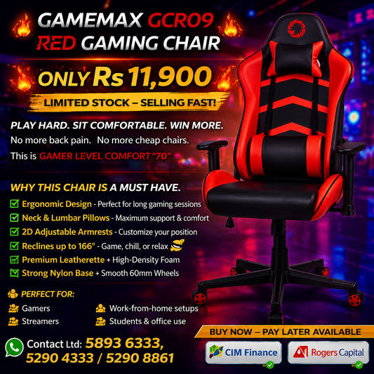 Gamemax GCR09 Red Gaming Chair