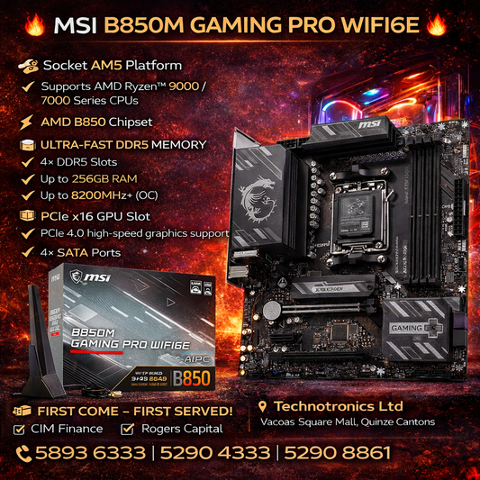AMD Motherboard MSI B850M GAMING PRO WIFI6E